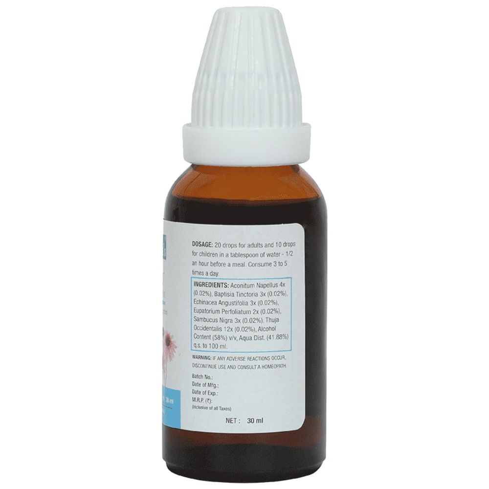 Dr Batra's Homeo+ Immunity Medicine Oral Drops (30ml Each) box of 1 Bottle