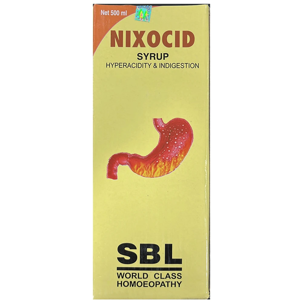 SBL Nixocid Syrup bottle of 500 ml Syrup