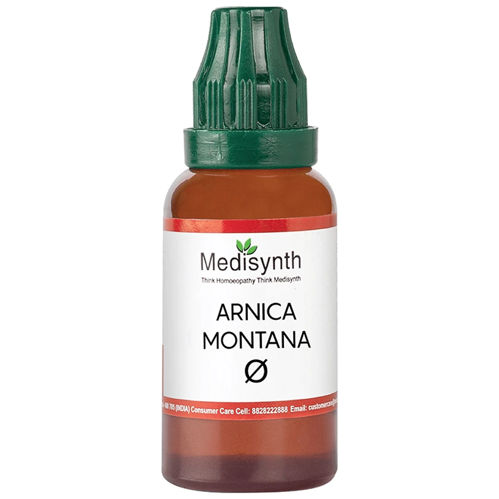 Medisynth Arnica Montana Mother Tincture Q bottle of 30 ml Mother Tincture Medisynth Arnica Montana Mother Tincture Q bottle of 30 ml Mother Tincture