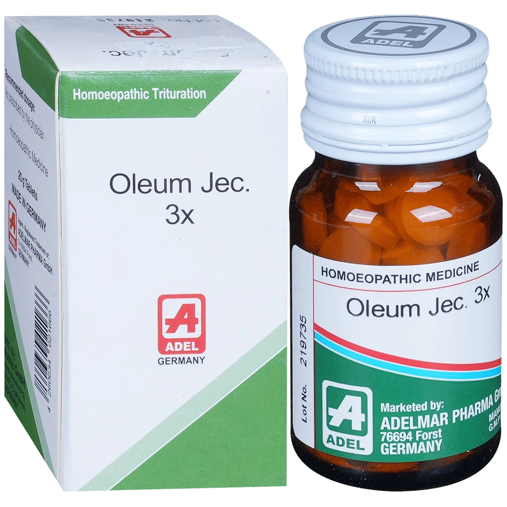 ADEL Oleum Jecoris Aselli Trituration Tablet 3X bottle of 20 gm Trituration Tablet ADEL Oleum Jecoris Aselli Trituration Tablet 3X bottle of 20 gm Trituration Tablet