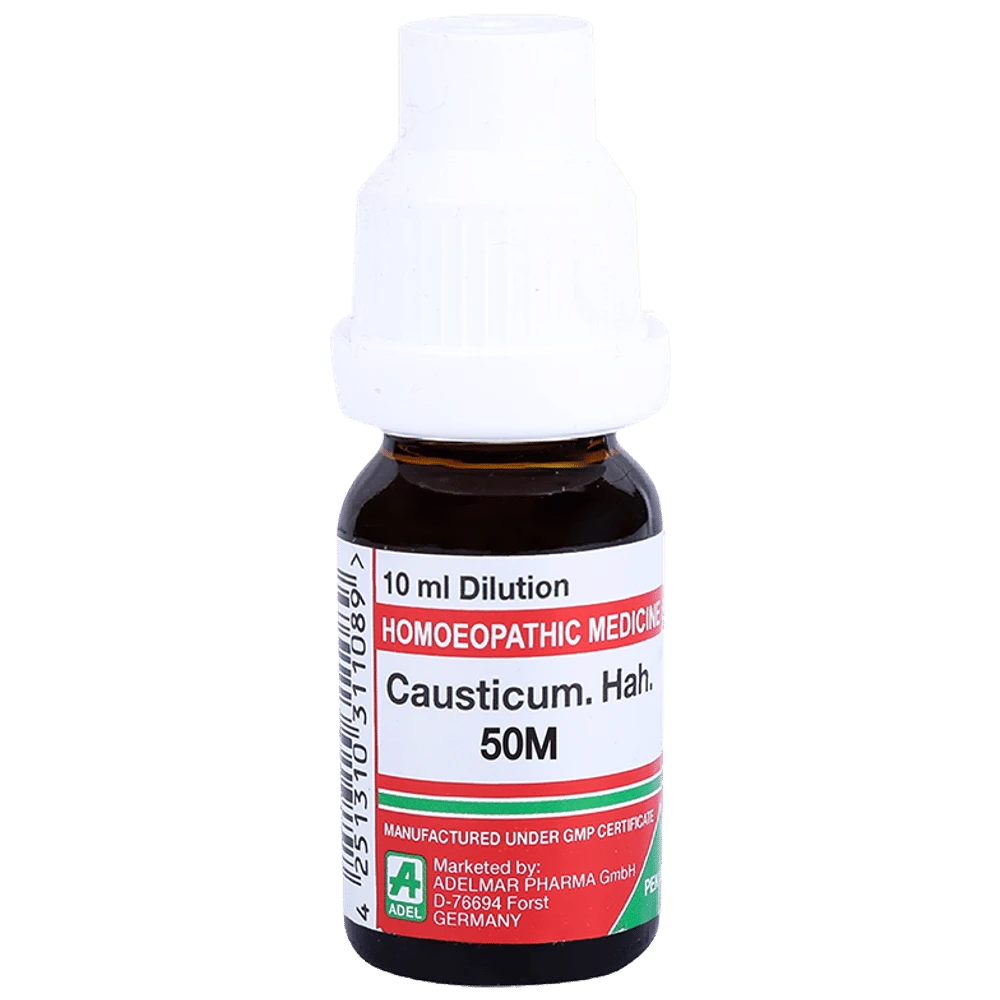 ADEL Causticum. Hah. Dilution 50M bottle of 10 ml Dilution