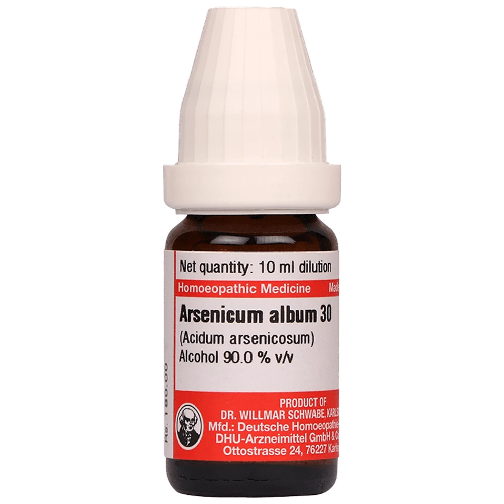 Dr Willmar Schwabe Germany Arsenicum Album Dilution 30 bottle of 10 ml Dilution