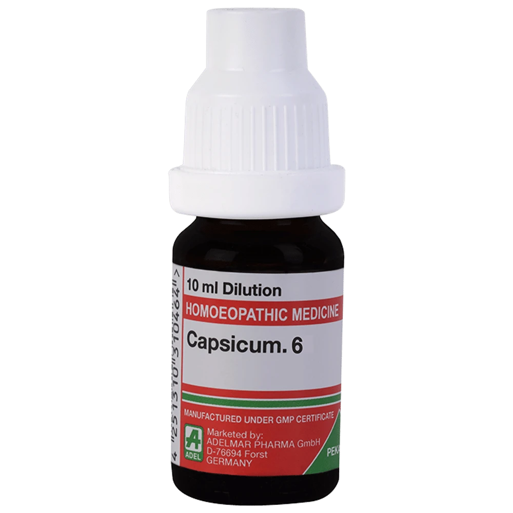 ADEL Capsicum Dilution 6 bottle of 10 ml Dilution
