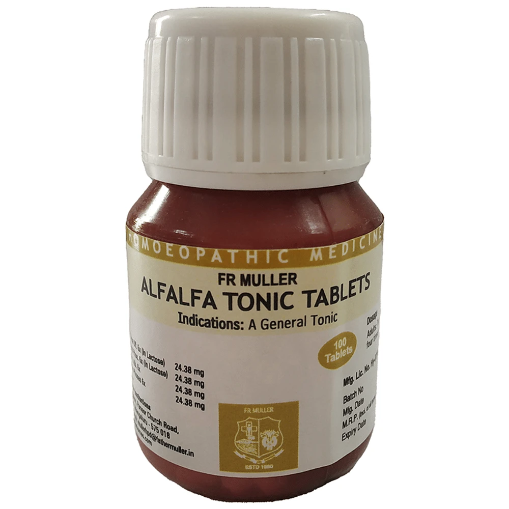 Fr Muller Alfalfa Tonic Tablet bottle of 100 tablets