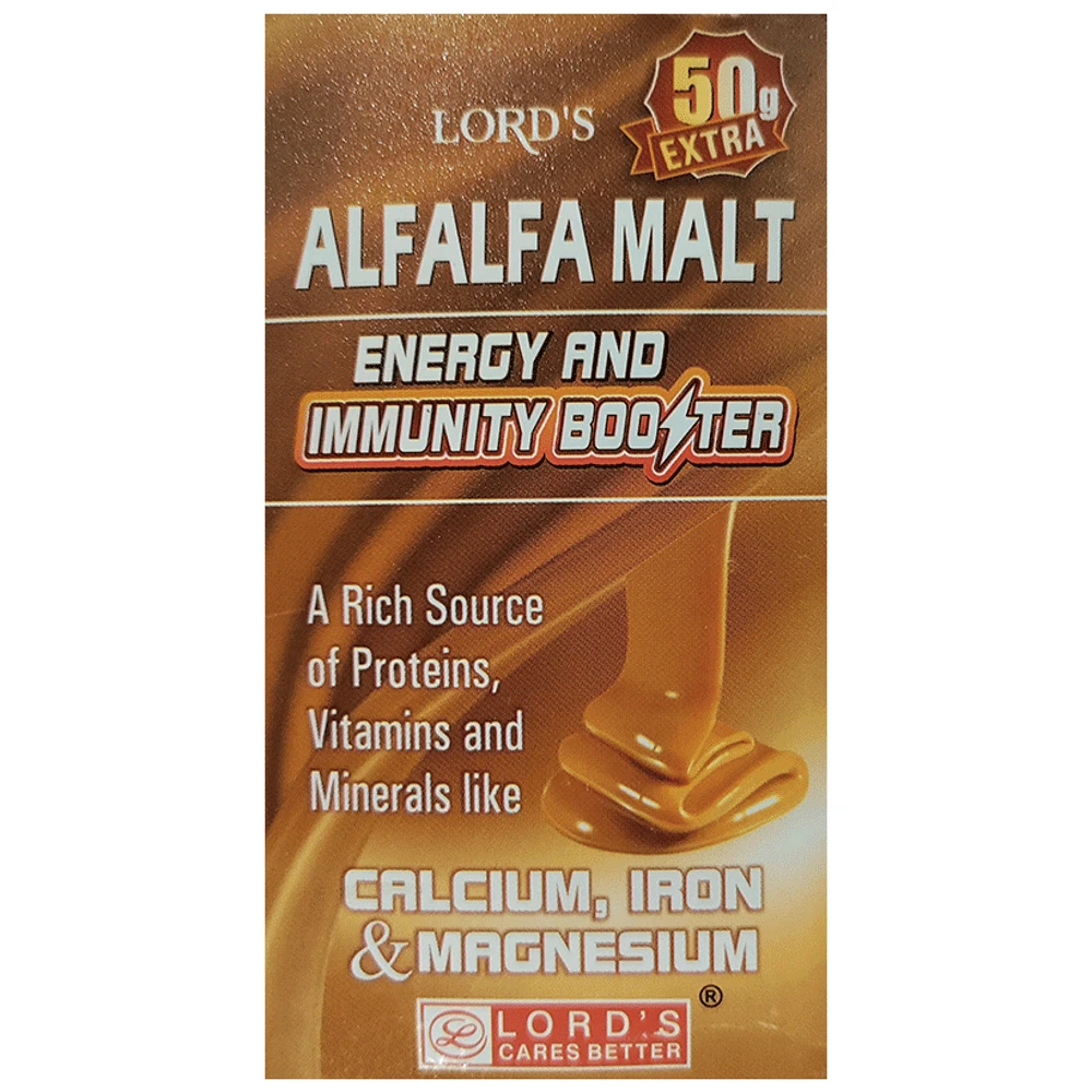 Lord's Alfalfa Malt Tonic jar of 250 gm Tonic