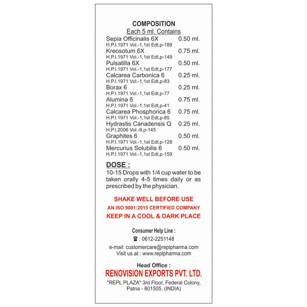 REPL Dr. Advice No. 110 Leucorest Drop bottle of 30 ml Drop