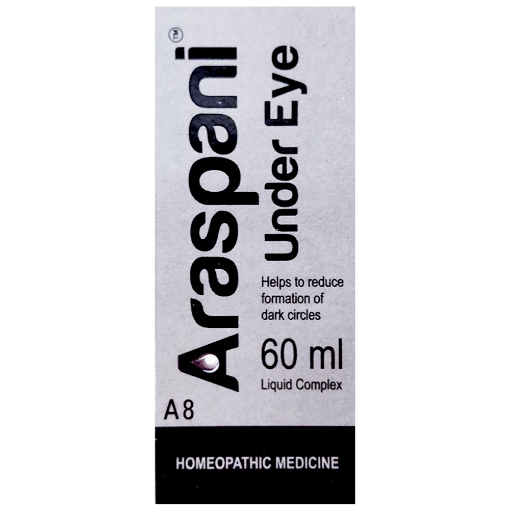 Araspani Under Eye A8 Liquid Complex bottle of 60 ml Oral Drops