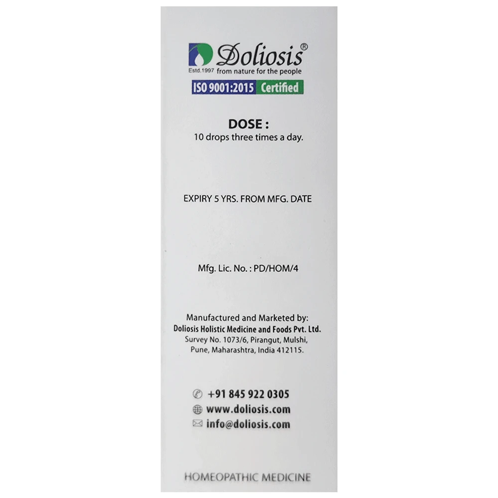 Doliosis D1 Detoxifier Liquid Complex bottle of 30 ml Drop