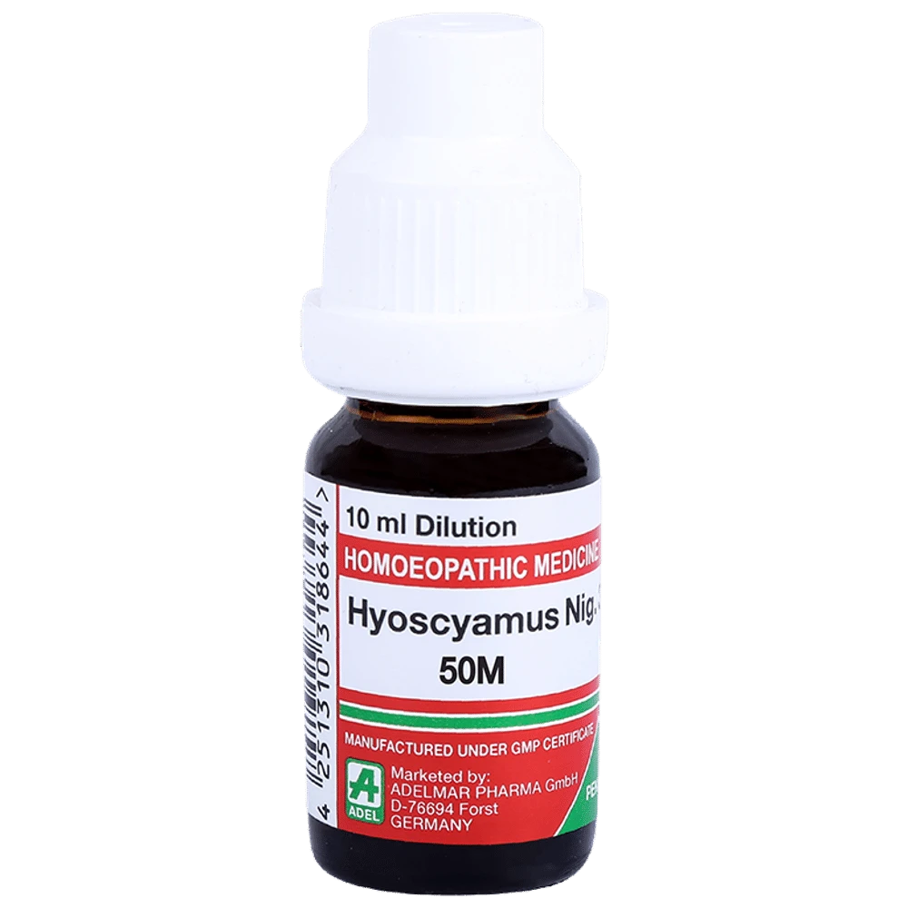 ADEL Hyoscyamus Nig. Dilution 50M bottle of 10 ml Dilution