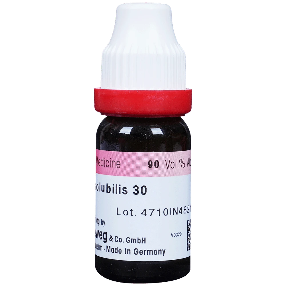 Dr. Reckeweg Mercurius Sol Dilution 30 CH bottle of 11 ml Dilution