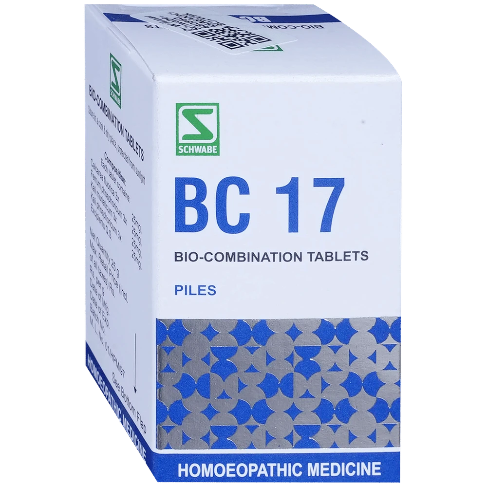 Dr Willmar Schwabe India Bio-Combination 17 (BC 17) Tablet bottle of 25 gm Biocombination Tablet