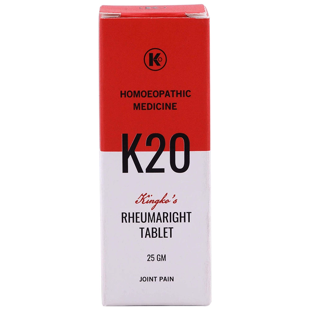 Kingko's K20 Rhuemaright Tablet bottle of 25 gm Tablet
