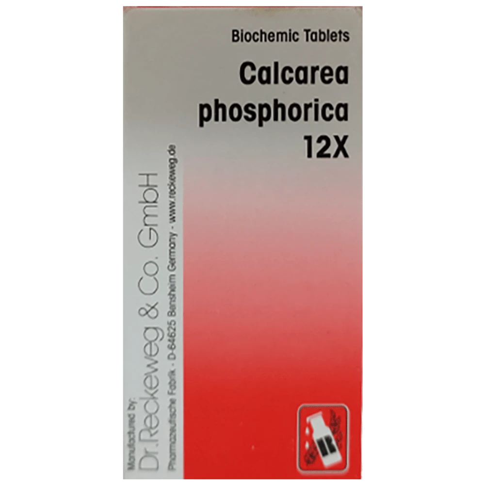Dr. Reckeweg Calcarea Phosphorica Biochemic Tablet 12X bottle of 20 gm Biochemic Tablet