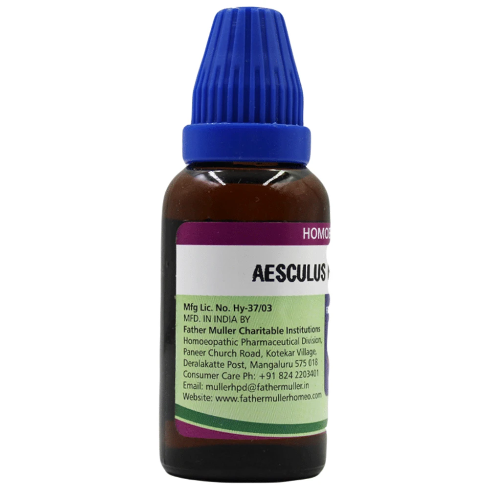 Father Muller Aesculus Hippocastanum Drop Q bottle of 30 ml Drop
