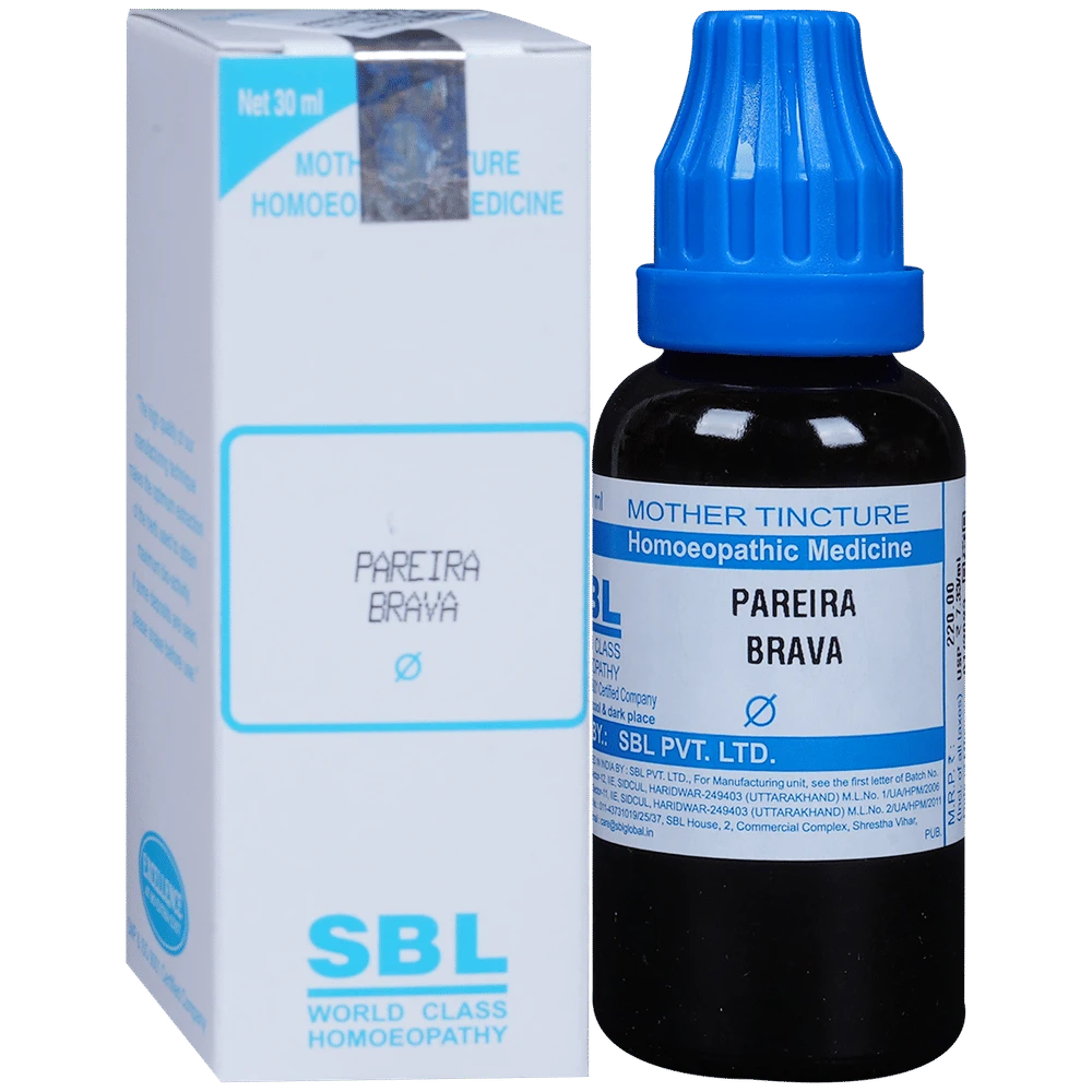 SBL Pareira Brava Mother Tincture Q bottle of 30 ml Mother Tincture