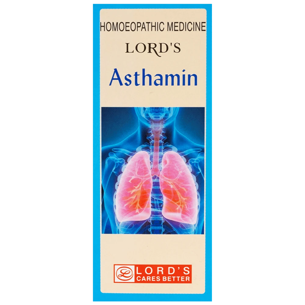 Lord's Asthamin Syrup bottle of 180 ml Syrup