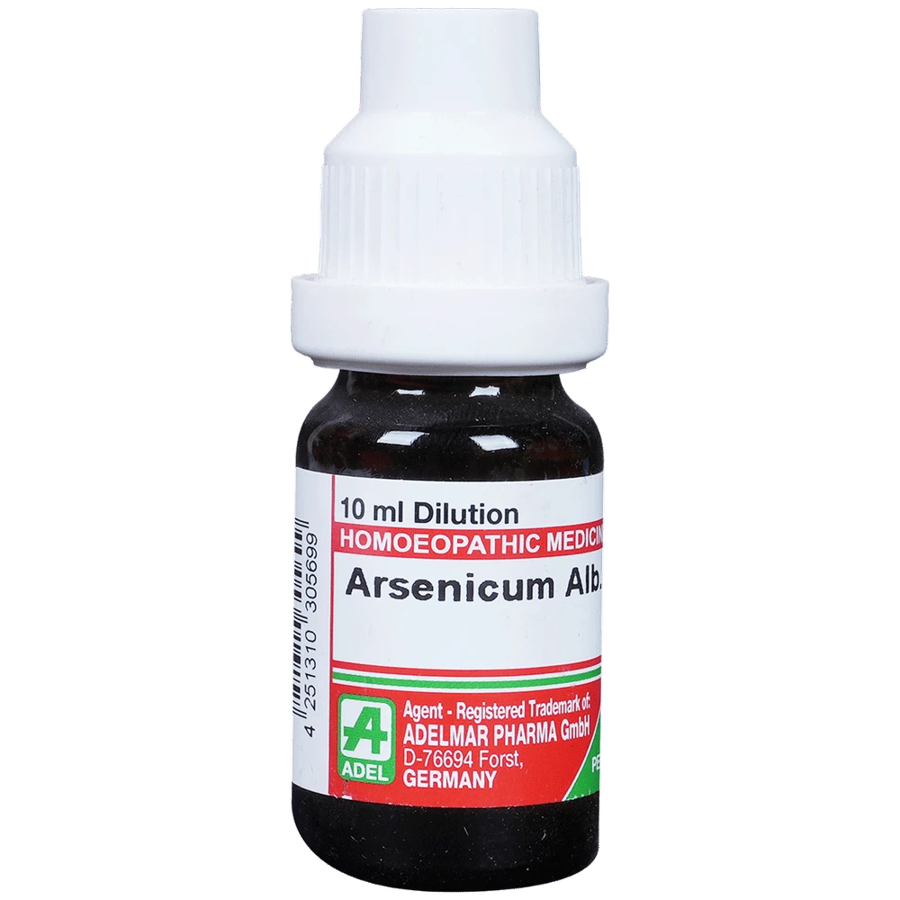 ADEL Arsenicum Alb. Dilution 30 CH bottle of 10 ml Dilution ADEL Arsenicum Alb. Dilution 30 CH bottle of 10 ml Dilution