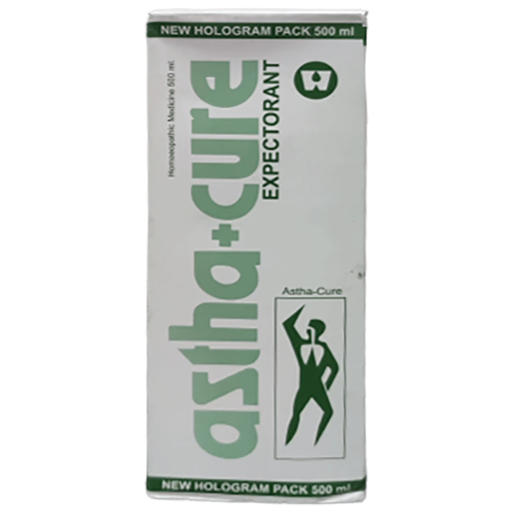 Dr. Wellmans Astha+Cure Expectorant bottle of 500 ml Expectorant