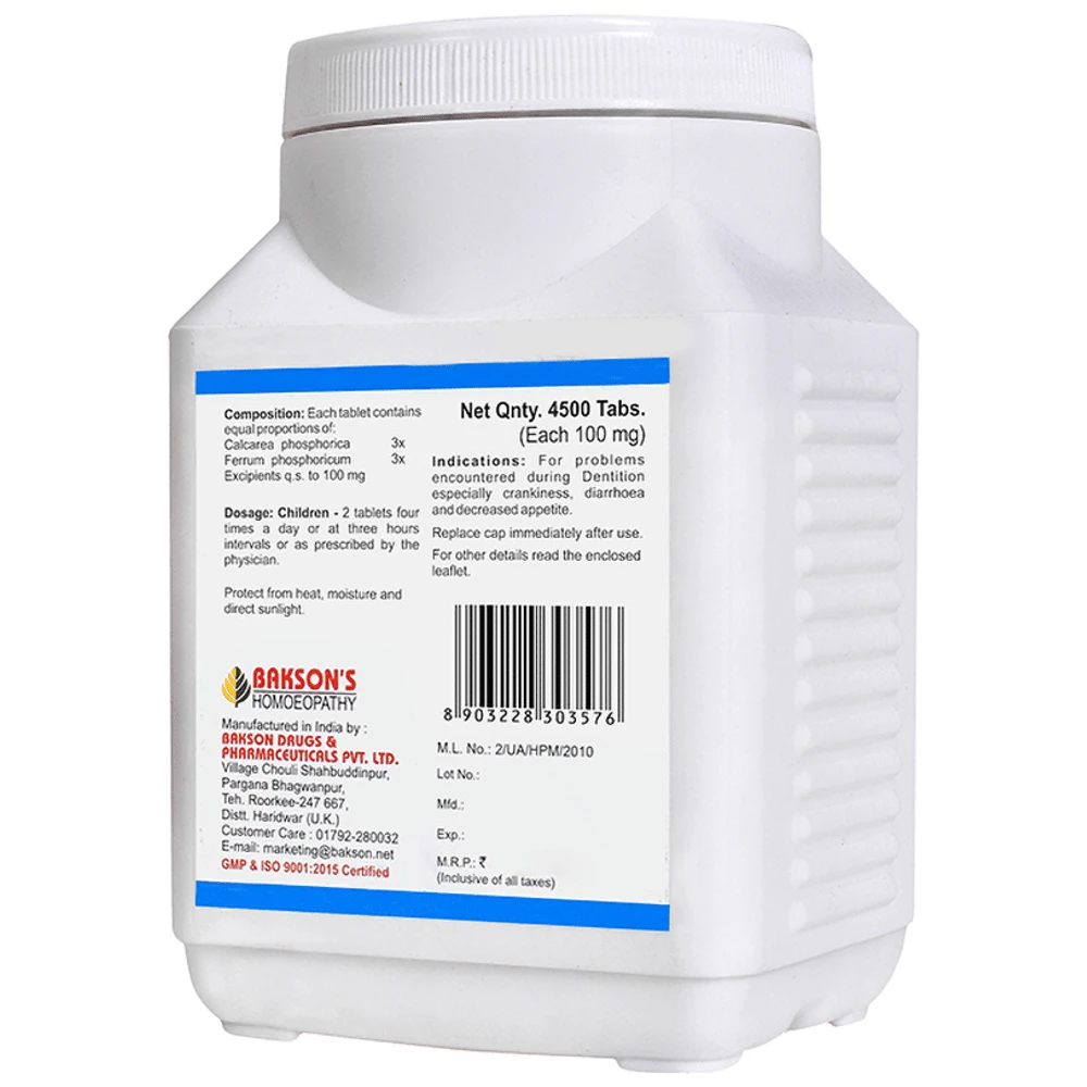 Bakson's Homeopathy Biocombination 21 Tablet bottle of 4500 biocombination tablets