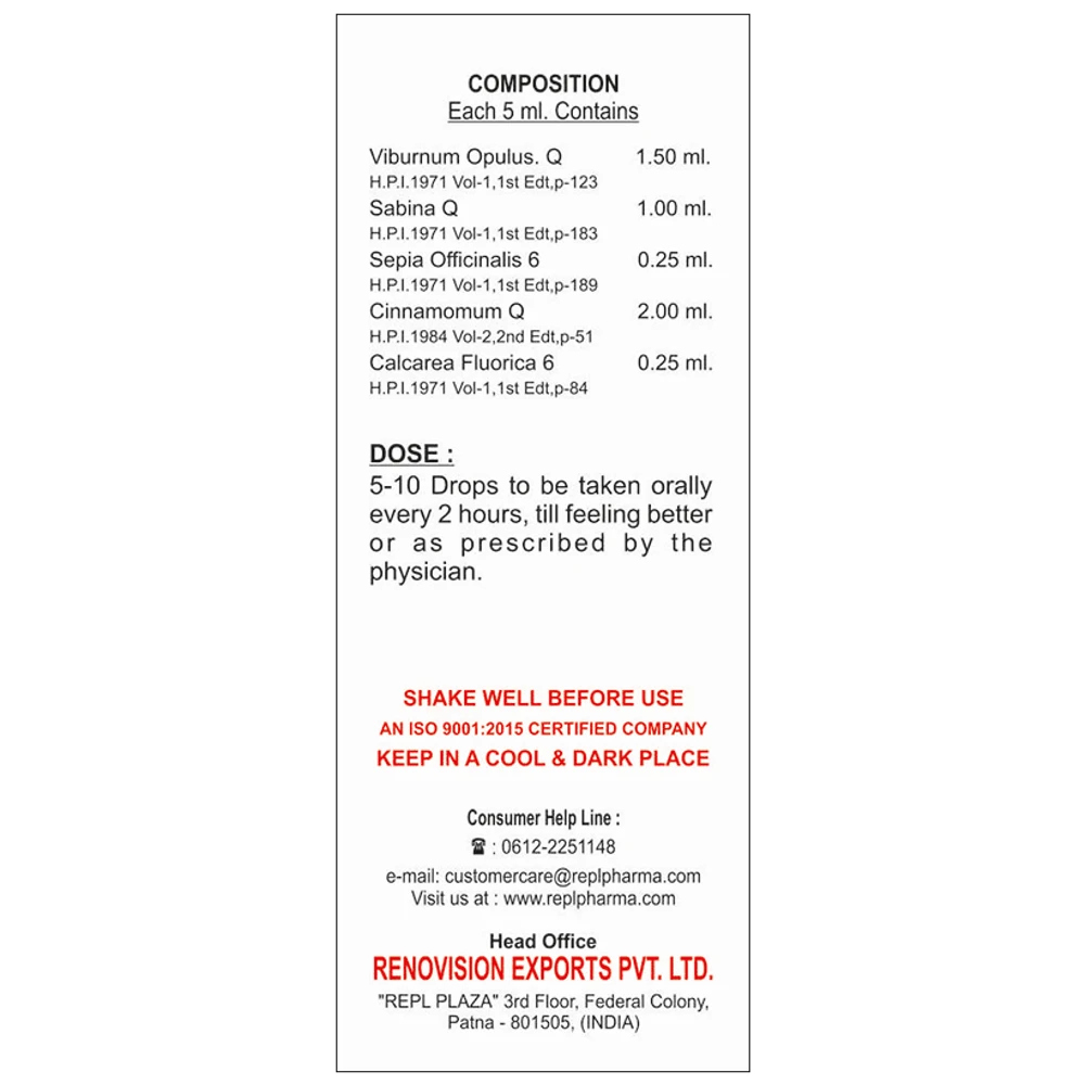 REPL Dr. Advice No.163 Abor-Cin Drop bottle of 30 ml Drop