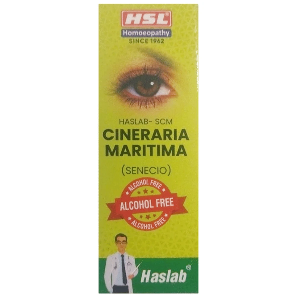 Haslab -Scm Cineraria Maritima Eye Drop bottle of 10 ml Eye Drop