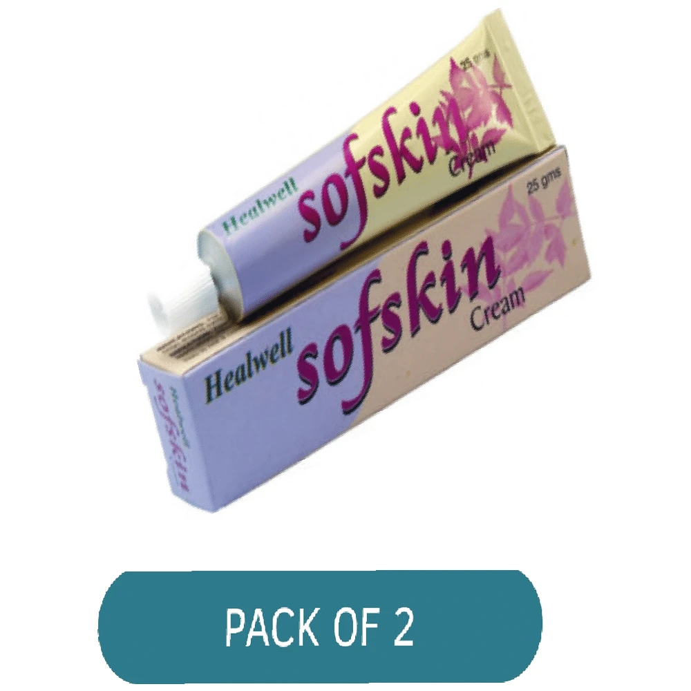 Healwell Sofskin Cream tube of 25 gm Cream