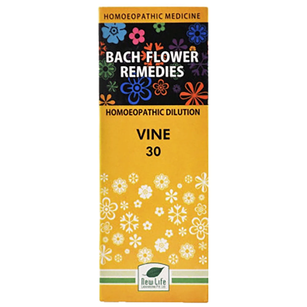 New Life Bach Flower Vine 30 bottle of 100 ml Dilution