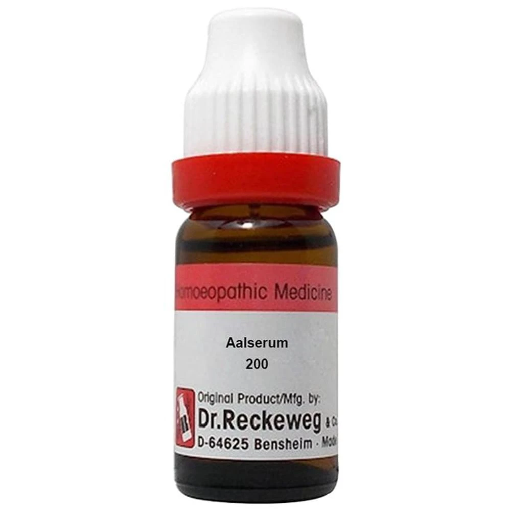 Dr. Reckeweg Aalserum Dilution 200 CH bottle of 11 ml Dilution Dr. Reckeweg Aalserum Dilution 200 CH bottle of 11 ml Dilution