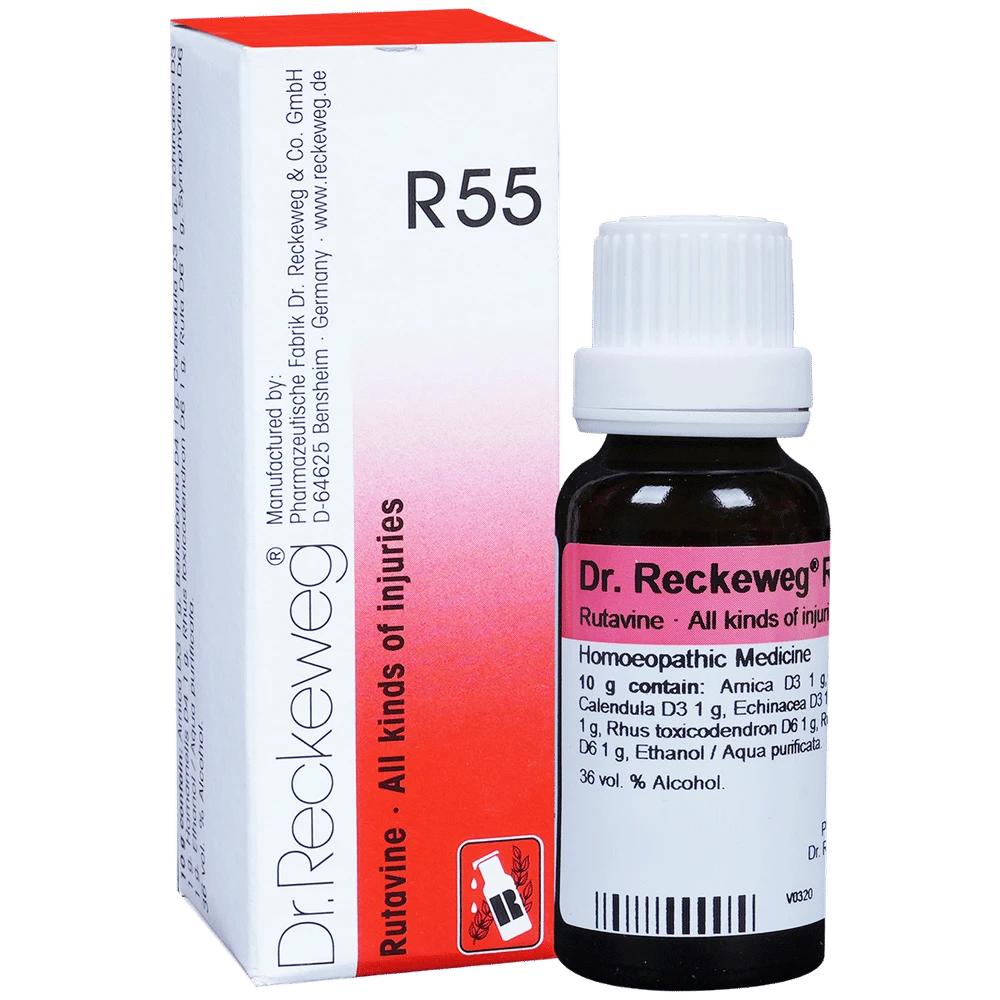 Dr. Reckeweg R55 All Kinds Of Injuries Drop bottle of 22 ml Drop