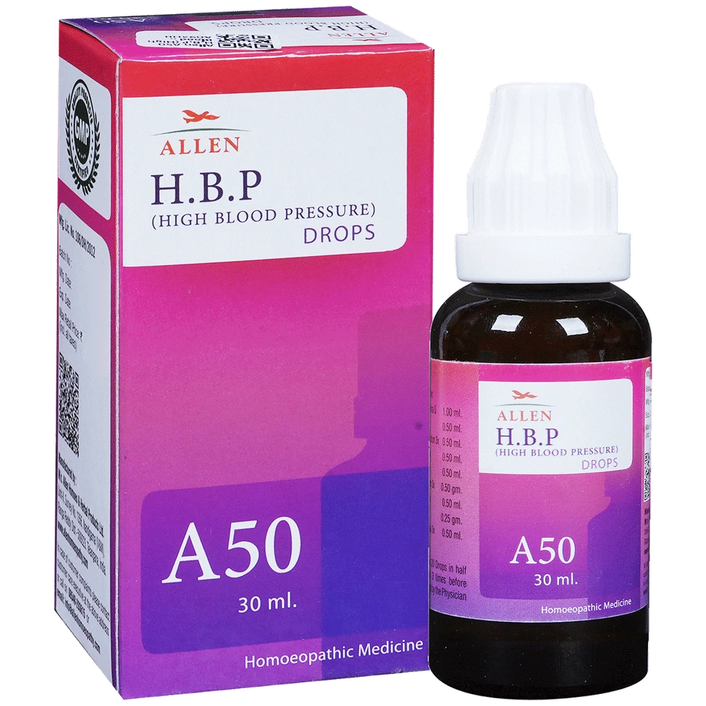 Allen A50 H.B.P (High Blood Pressure) Drop bottle of 30 ml Drop