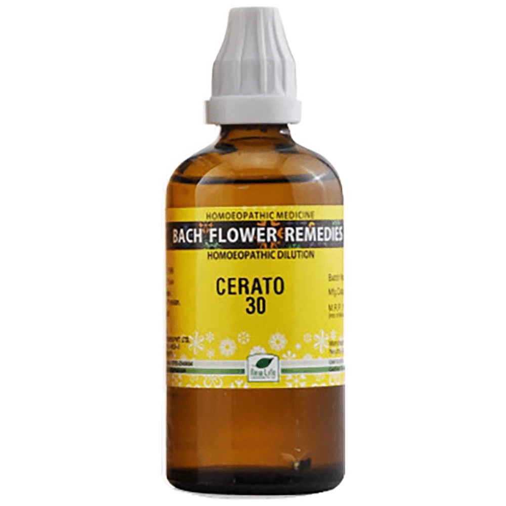 New Life Bach Flower Cerato 30 bottle of 100 ml Dilution