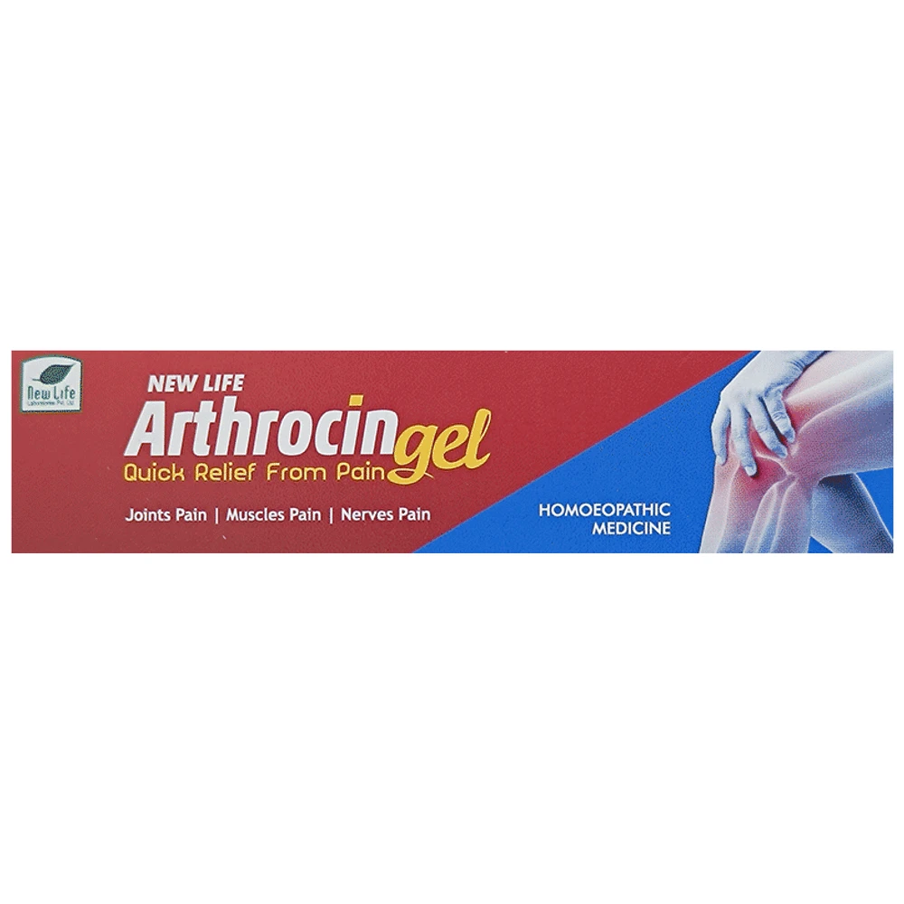 New Life Arthrocin Gel for Quick Relief From Pain tube of 25 gm Gel