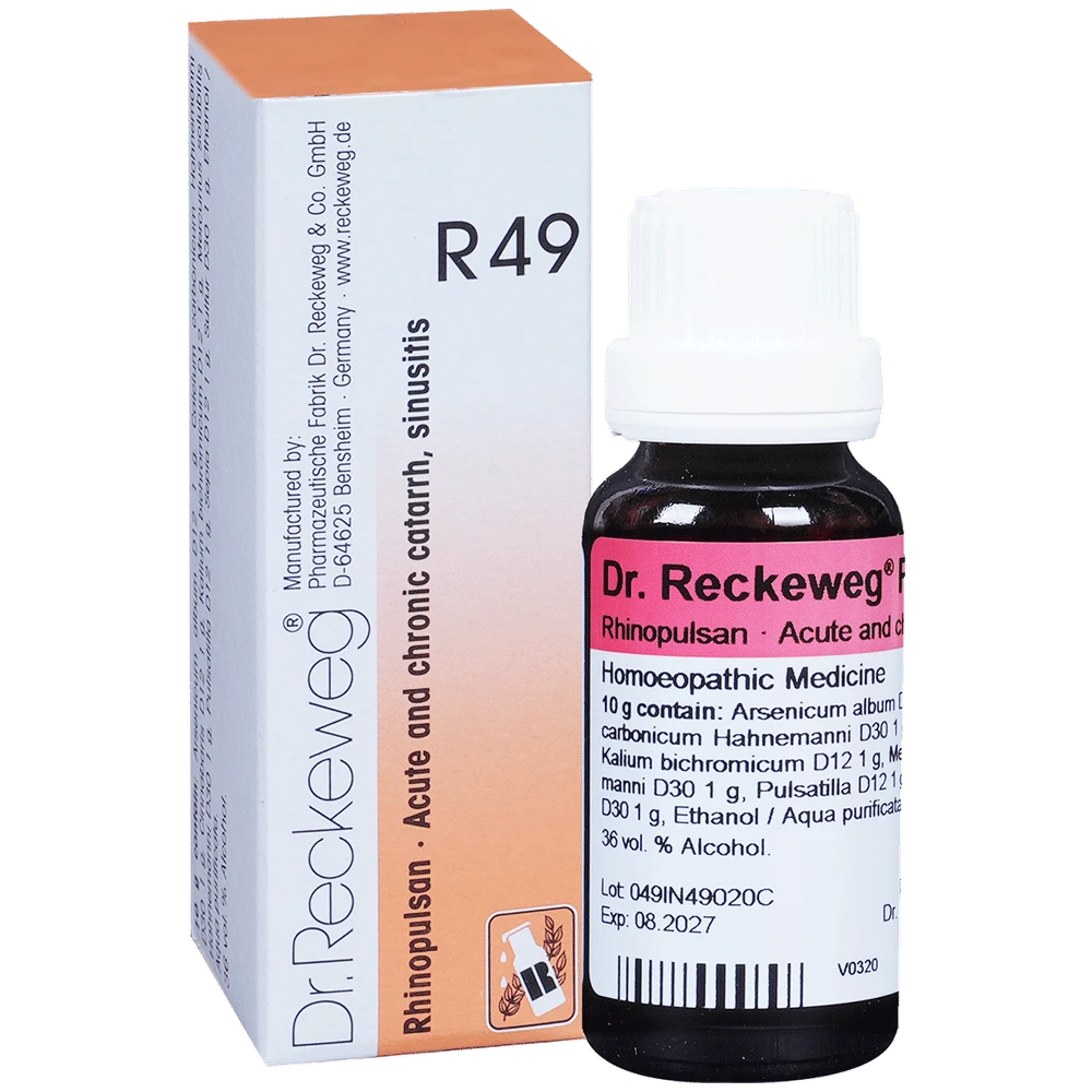 Dr. Reckeweg R49 Sinus Drop bottle of 22 ml Drop