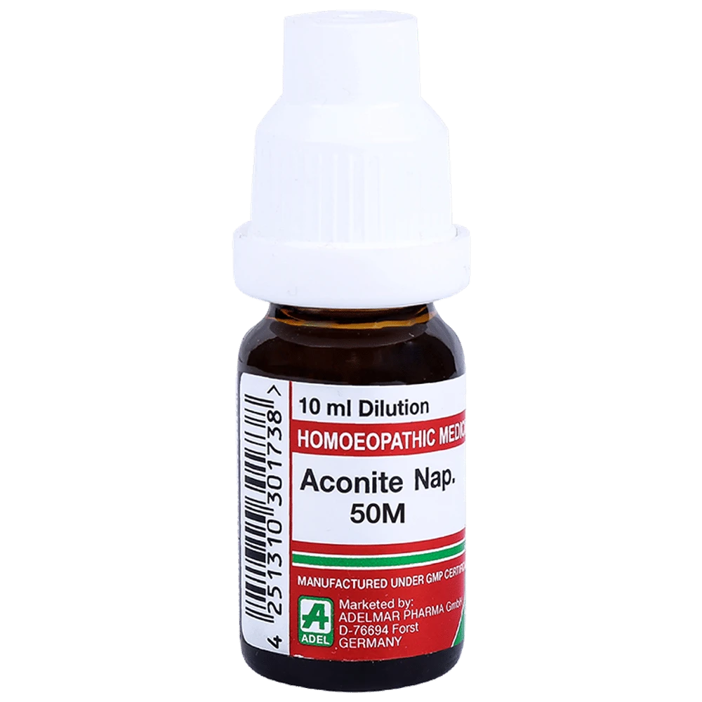 ADEL Aconite Nap. Dilution 50M bottle of 10 ml Dilution