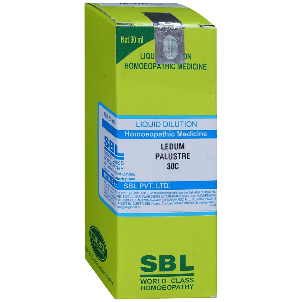 SBL Ledum Palustre Dilution 30 CH bottle of 30 ml Dilution