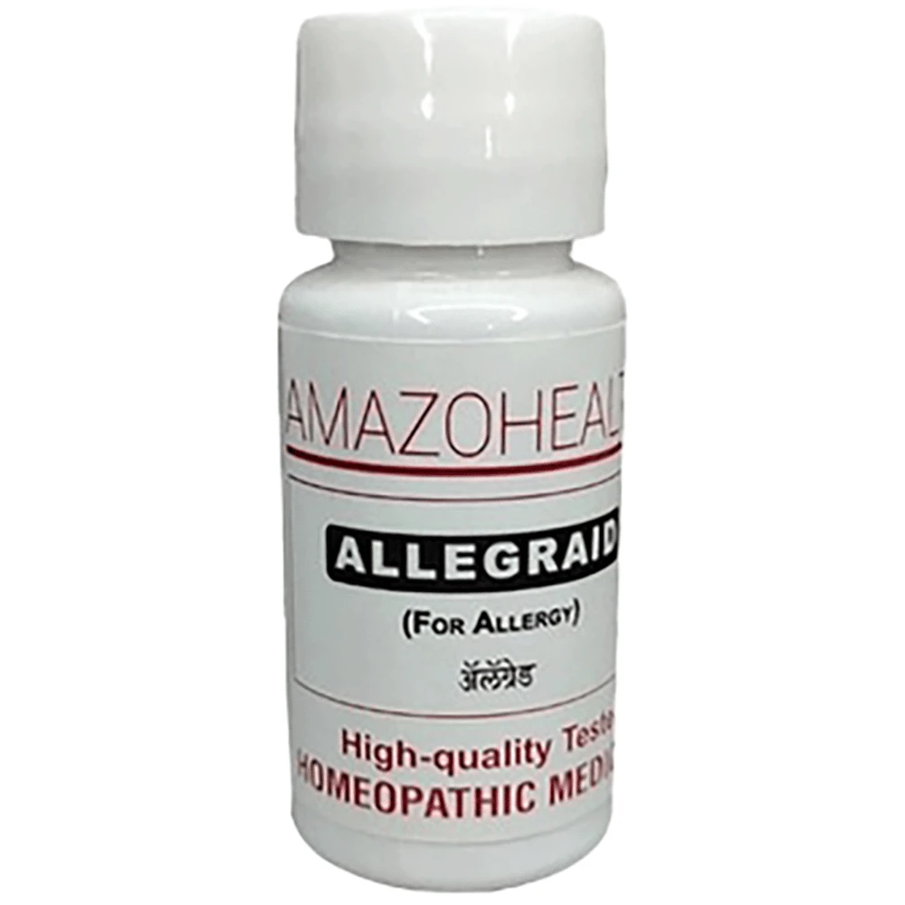 Amazohealth Allegraid pill bottle of 100 tablets