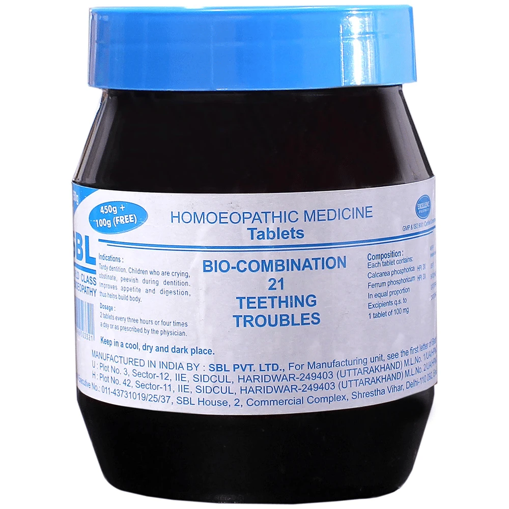 SBL Bio-Combination 21 Tablet bottle of 550 gm Biocombination Tablet