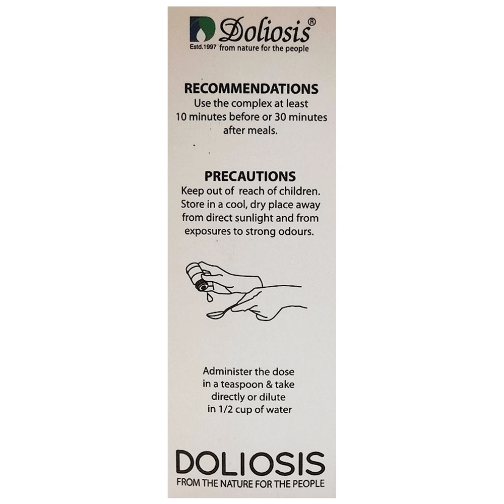 Doliosis D15 Throat Irritation Liquid Complex bottle of 30 ml Drop