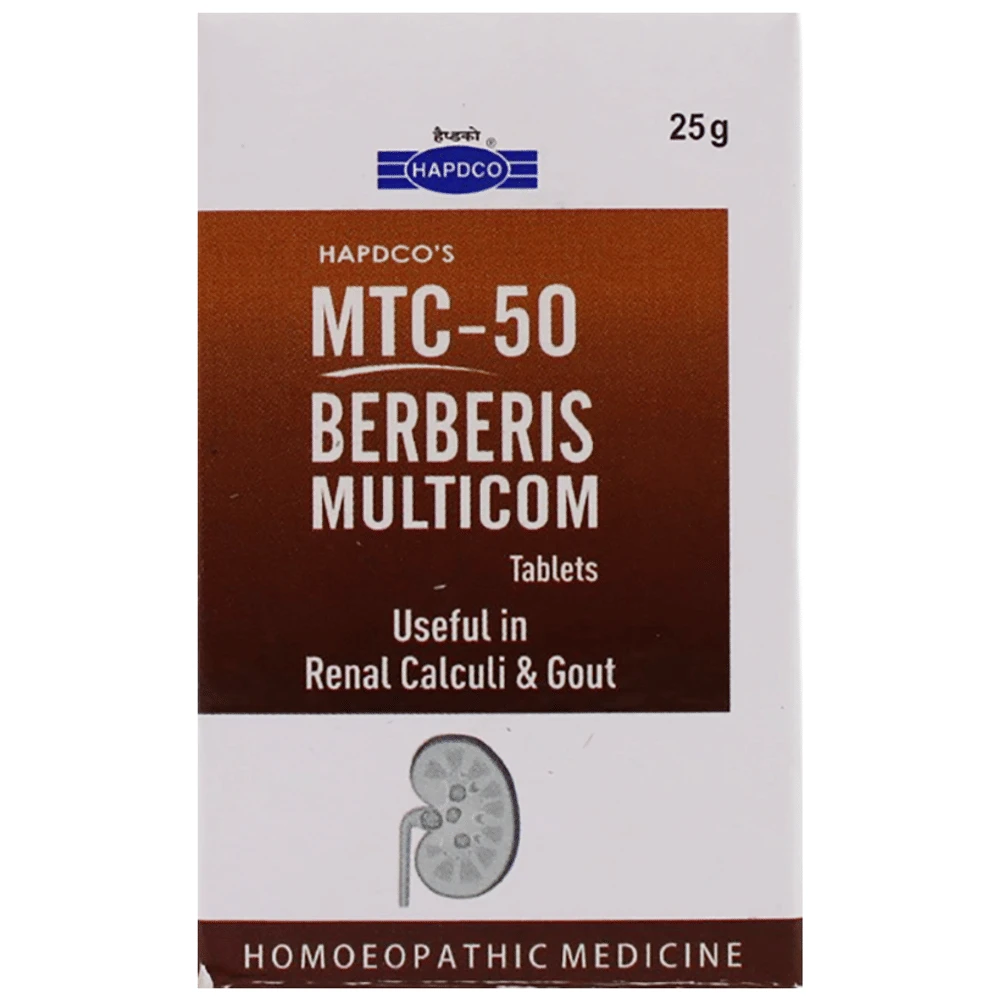 Hapdco Berberis Multicom Tablet bottle of 25 gm Tablet Hapdco Berberis Multicom Tablet bottle of 25 gm Tablet
