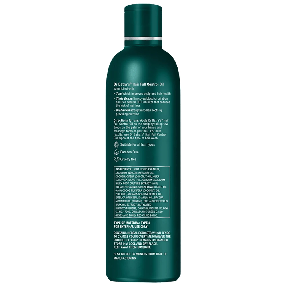 Dr Batra's Hair Fall Control Oil bottle of 200 ml Oil