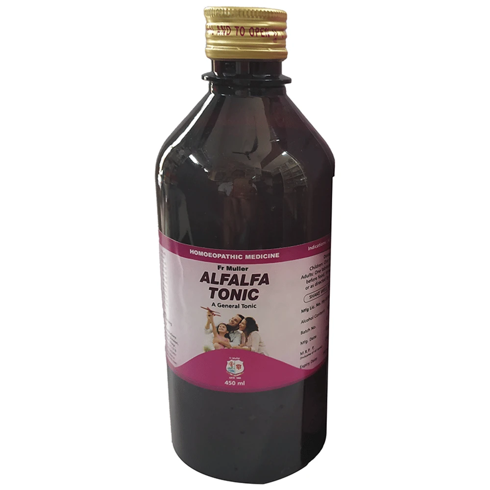Fr Muller Alfalfa Tonic bottle of 450 ml Tonic