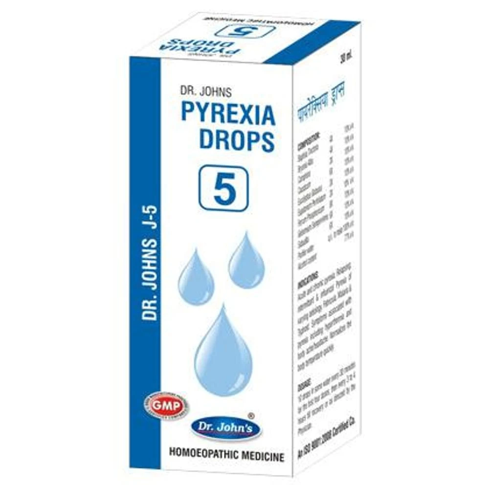 Dr. Johns J-5 Pyrexia Drop bottle of 30 ml Drop