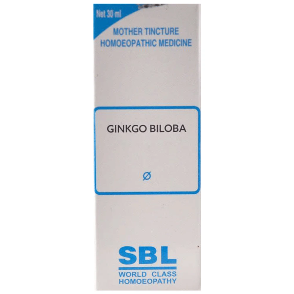 SBL Ginkgo Biloba Mother Tincture Q bottle of 30 ml Mother Tincture