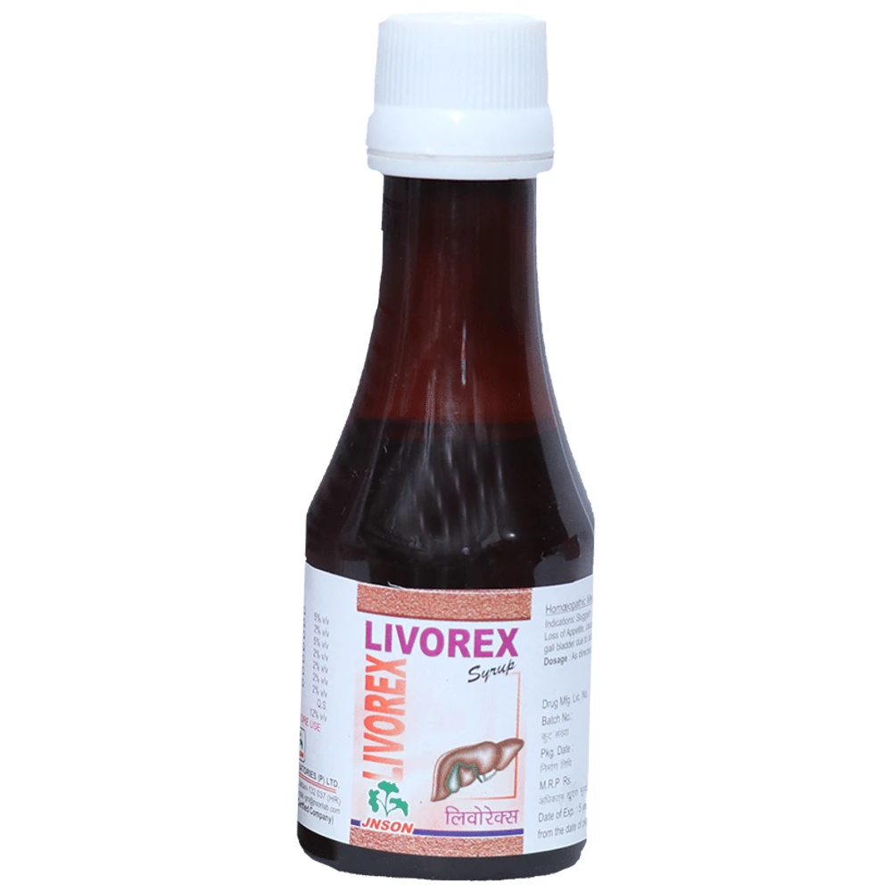 JNSON Livorex Syrup bottle of 450 ml Syrup