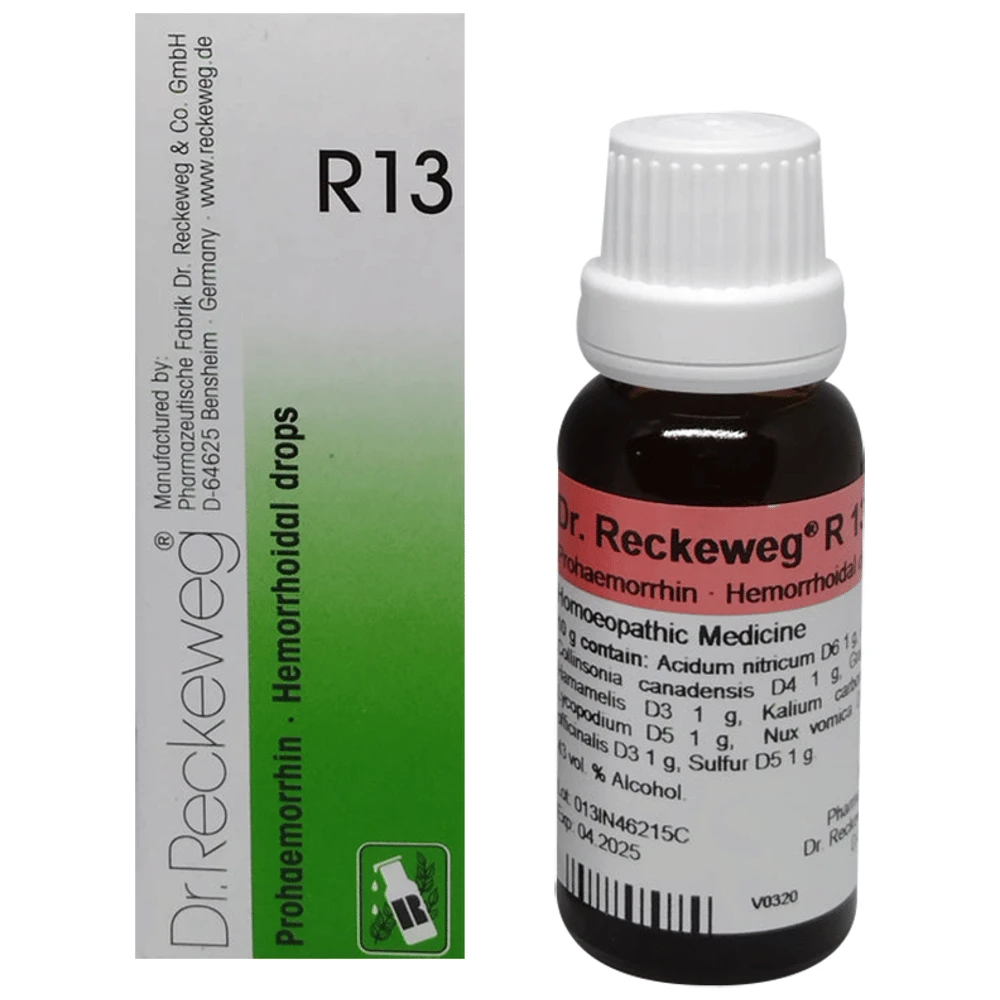 Dr. Reckeweg R13 Hemorrhoidal Drop bottle of 22 ml Drop