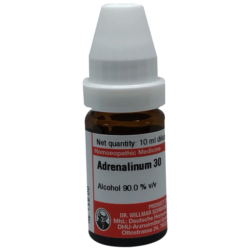 Dr Willmar Schwabe Germany Adrenalinum Dilution 30 bottle of 10 ml Dilution