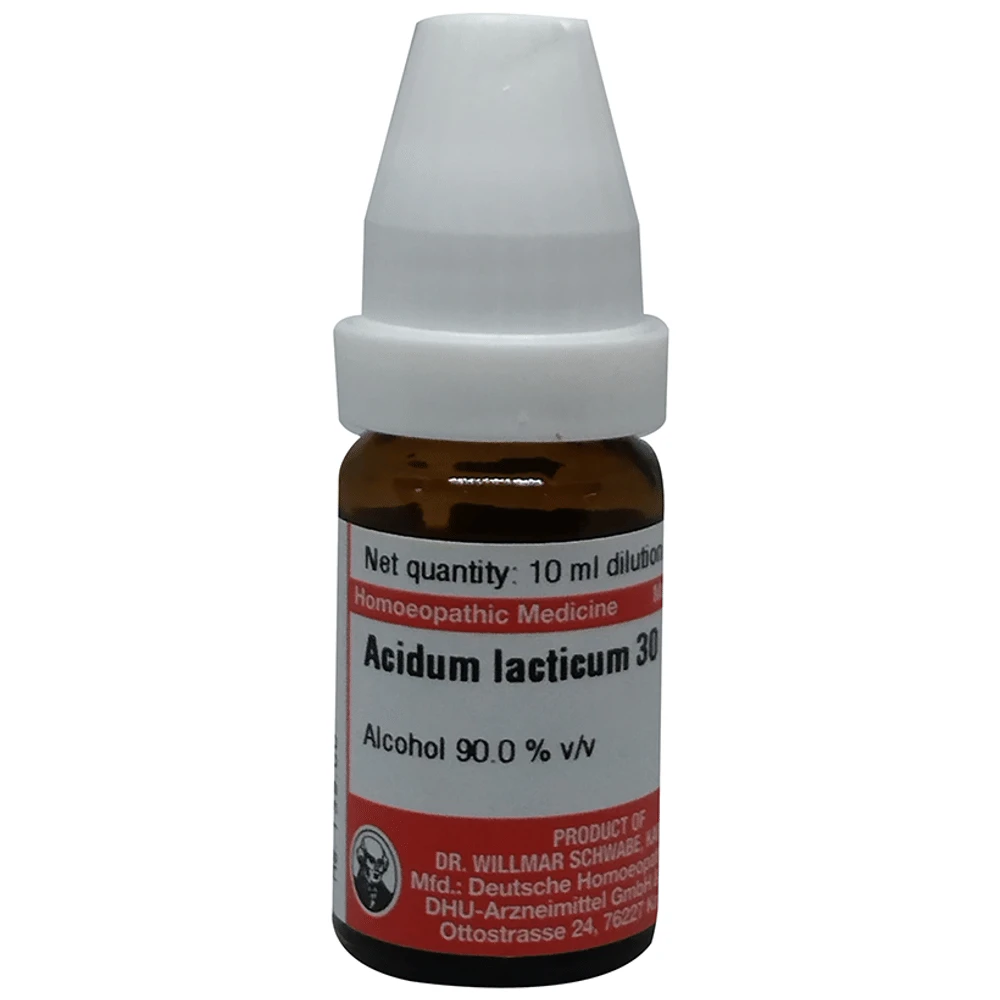 Dr Willmar Schwabe Germany Acidum Lacticum Dilution 30 bottle of 10 ml Dilution