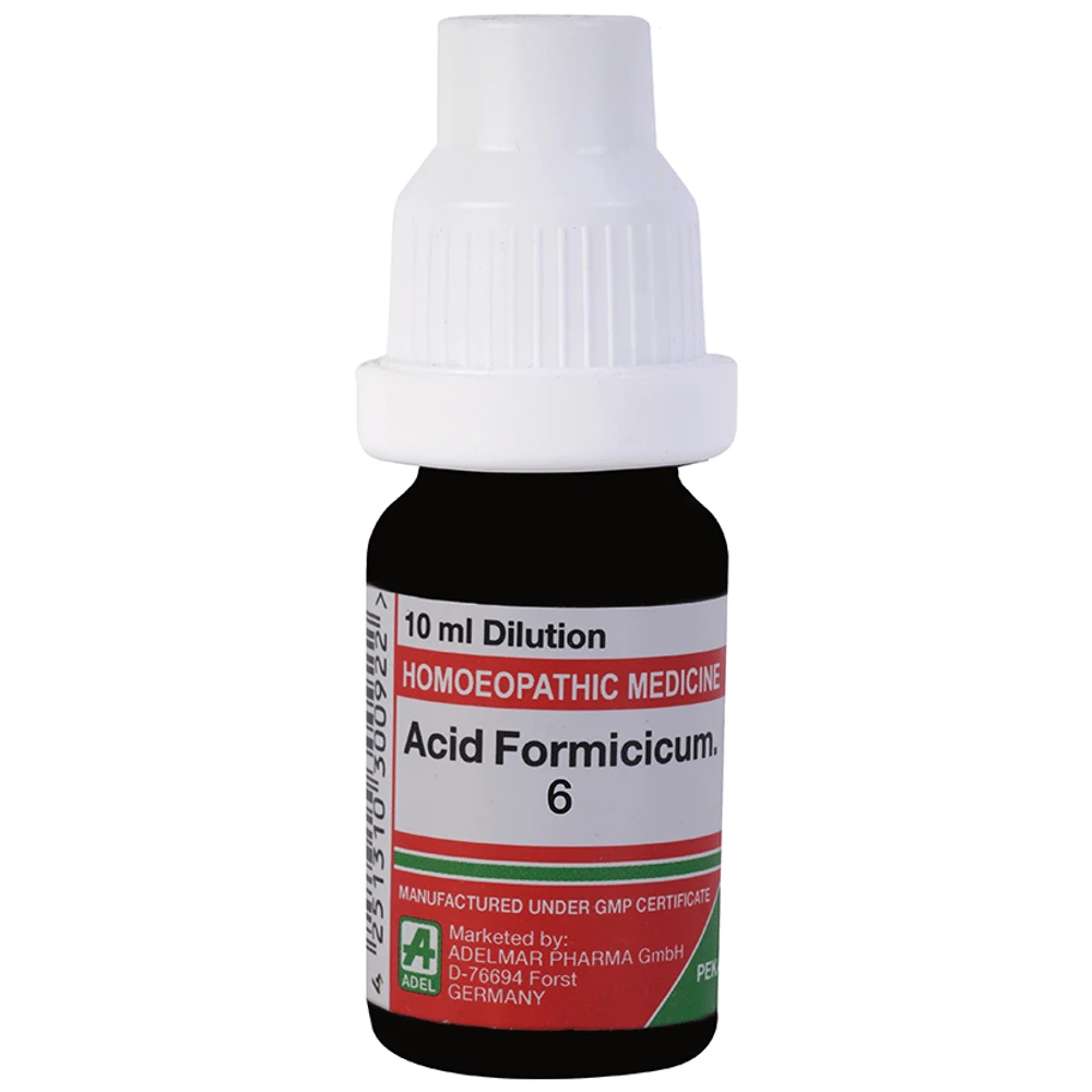 ADEL Acid Formicicum Dilution 6 bottle of 10 ml Dilution