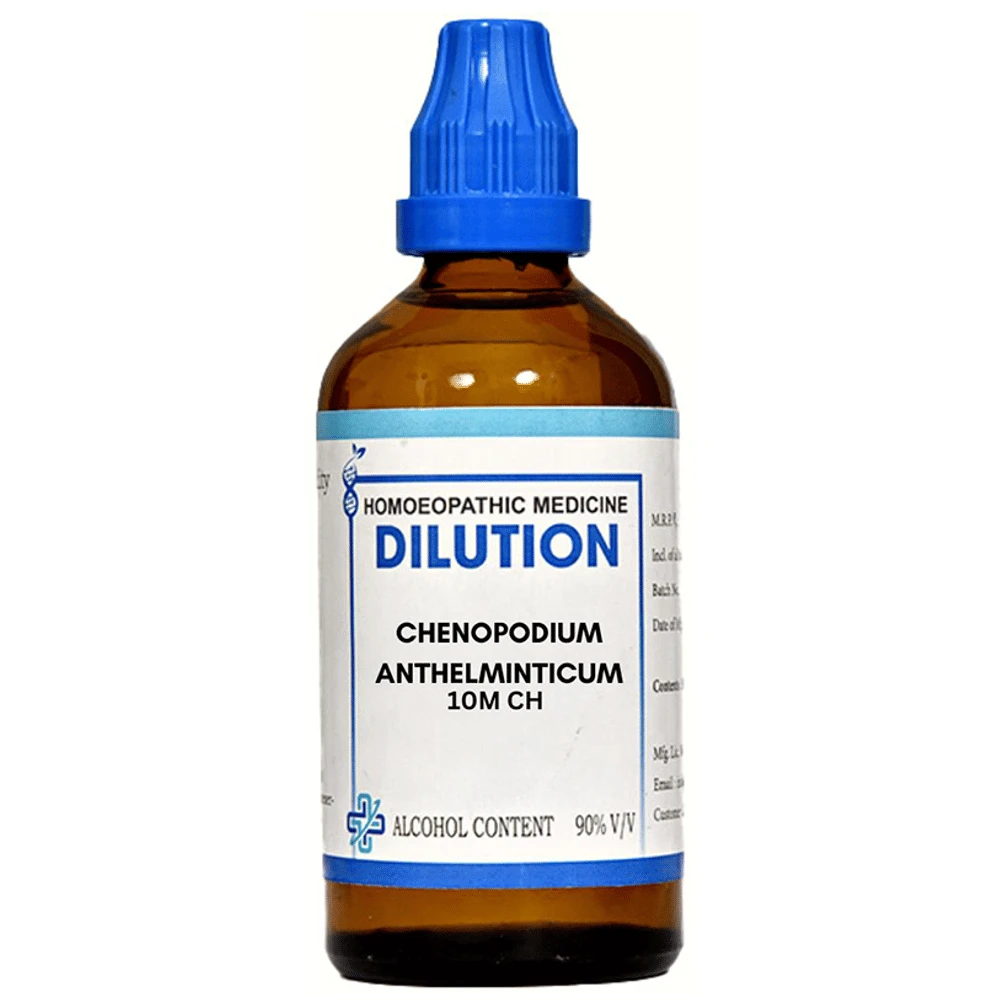 LDD Bioscience Chenopodium Anthelminticum Dilution 10M CH bottle of 100 ml Dilution LDD Bioscience Chenopodium Anthelminticum Dilution 10M CH bottle of 100 ml Dilution