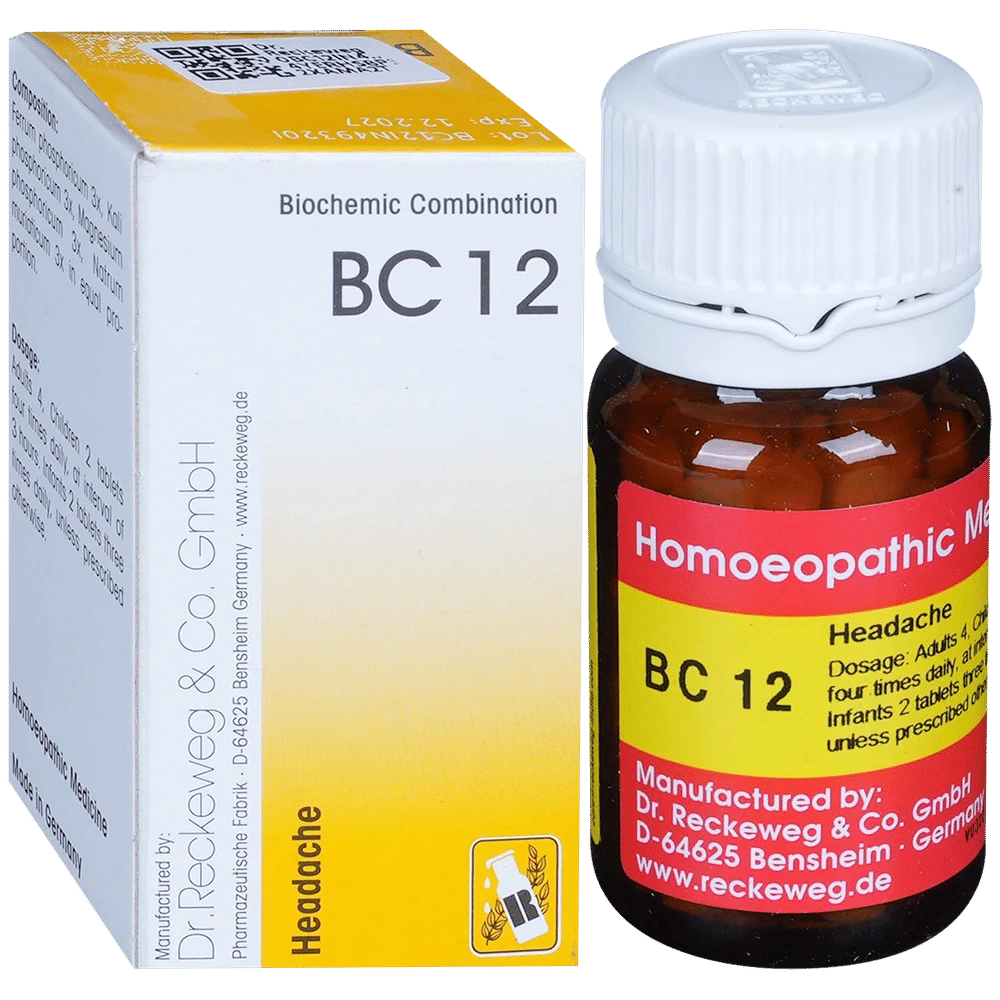 Dr. Reckeweg Bio-Combination 12 (BC 12) Tablet bottle of 20 gm Biocombination Tablet
